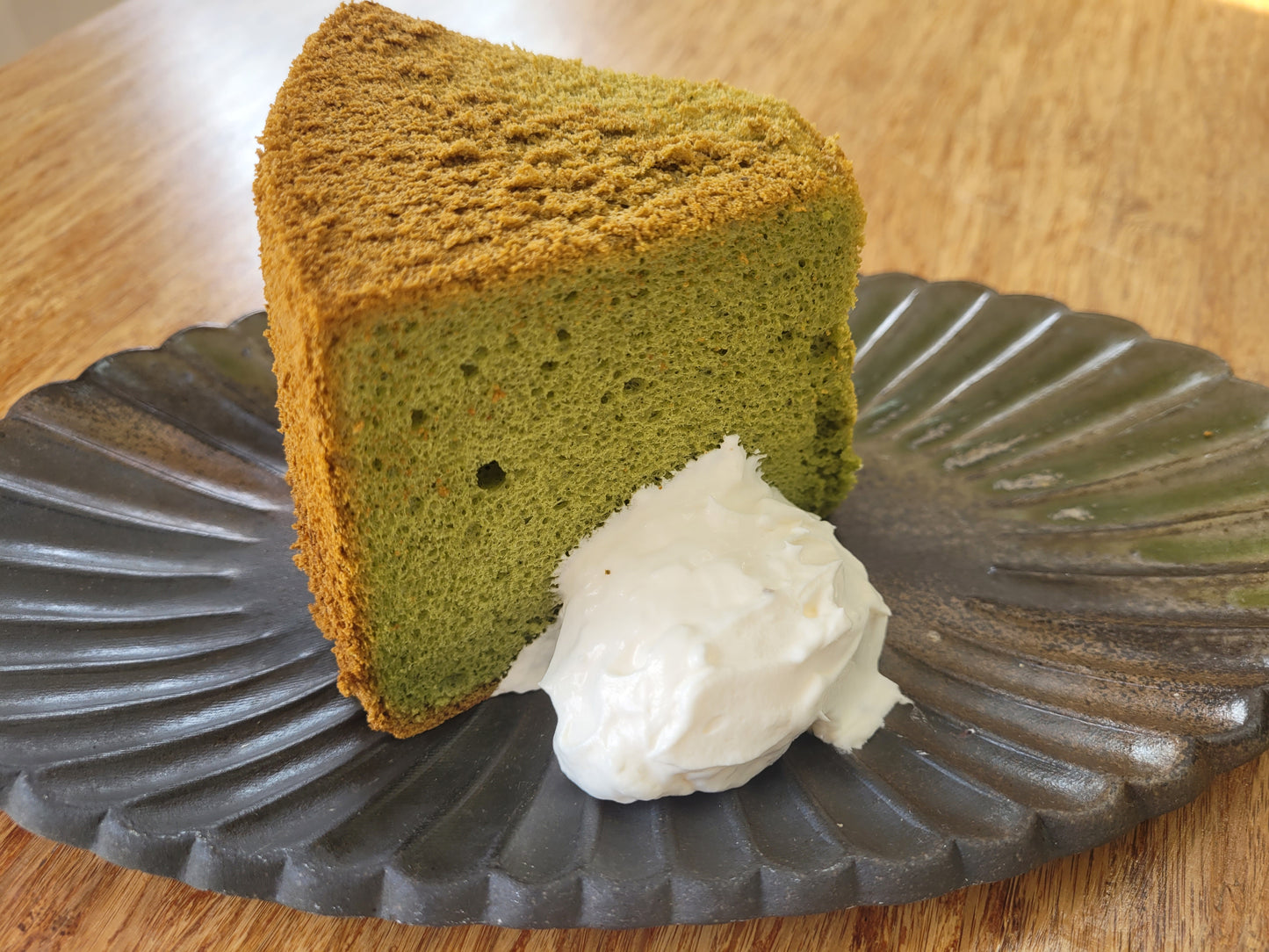 Matcha Chiffon Cake (Gluten Free)