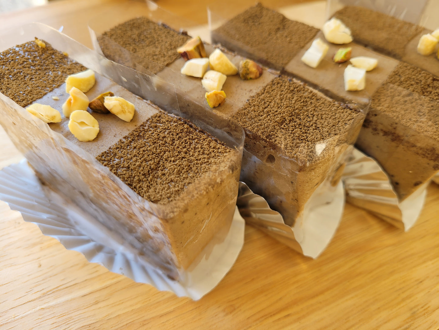 Hojicha and White Choco Mousse (Gluten Free)